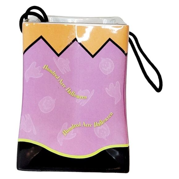 Vintage Disney Winnie the Pooh Hundred Acre Halloween Ceramic Candy Bag Vase - Picture 4 of 8